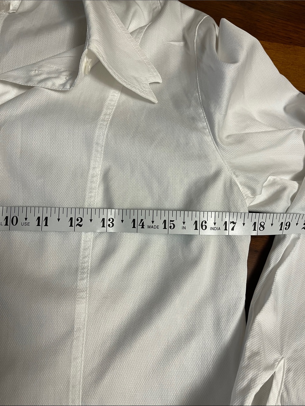 Escada White Long-Sleeve Dress Shirt, set of 2 whites, size 6 USA , cotton - Picture 13 of 17
